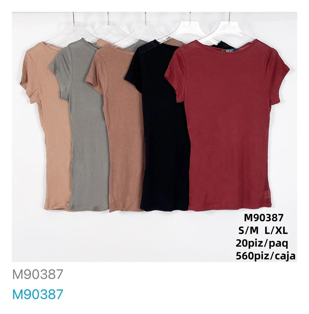 Playera básica de manga corta-M90387