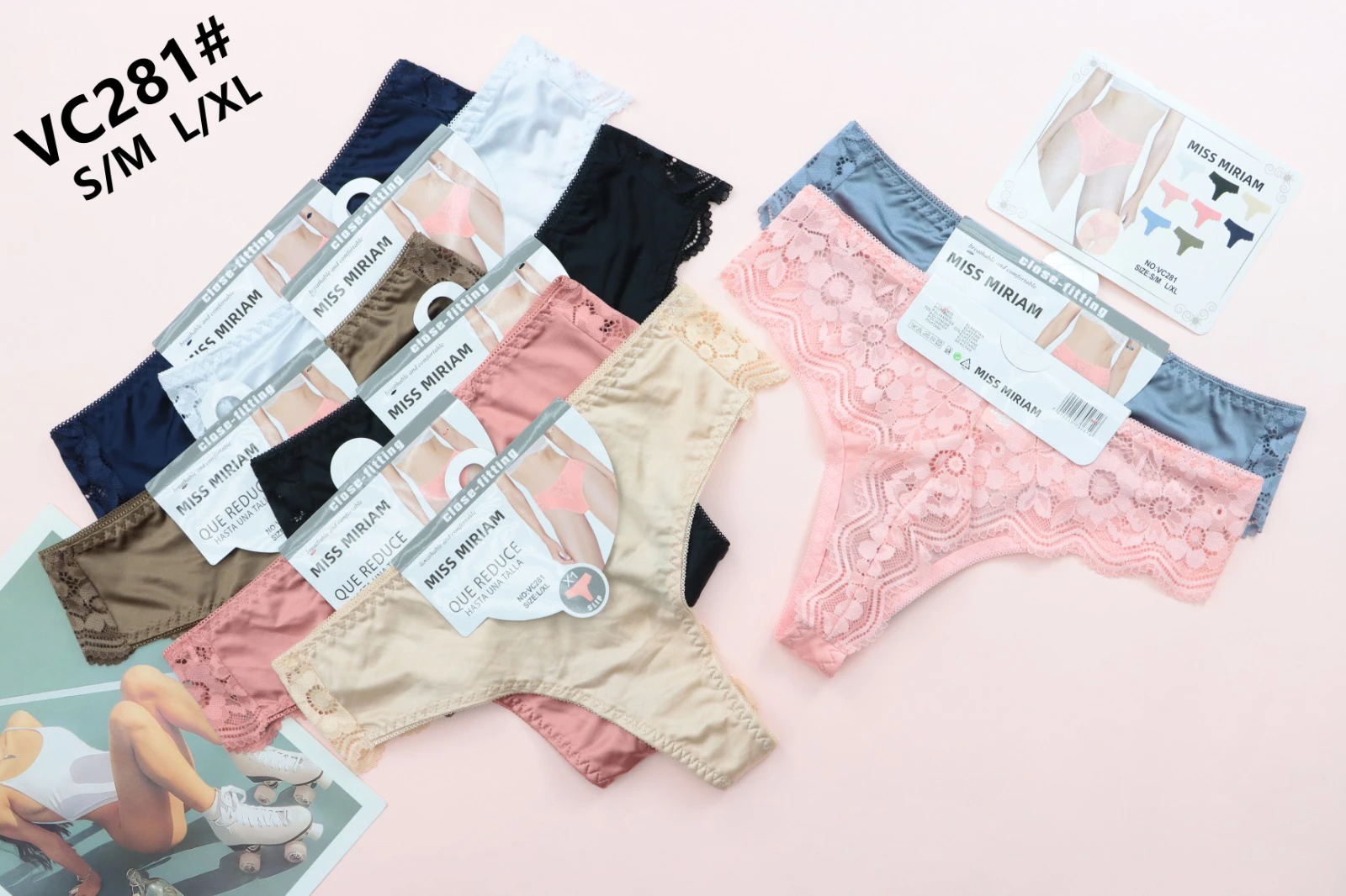 Tangas de encaje para mujer-VC281