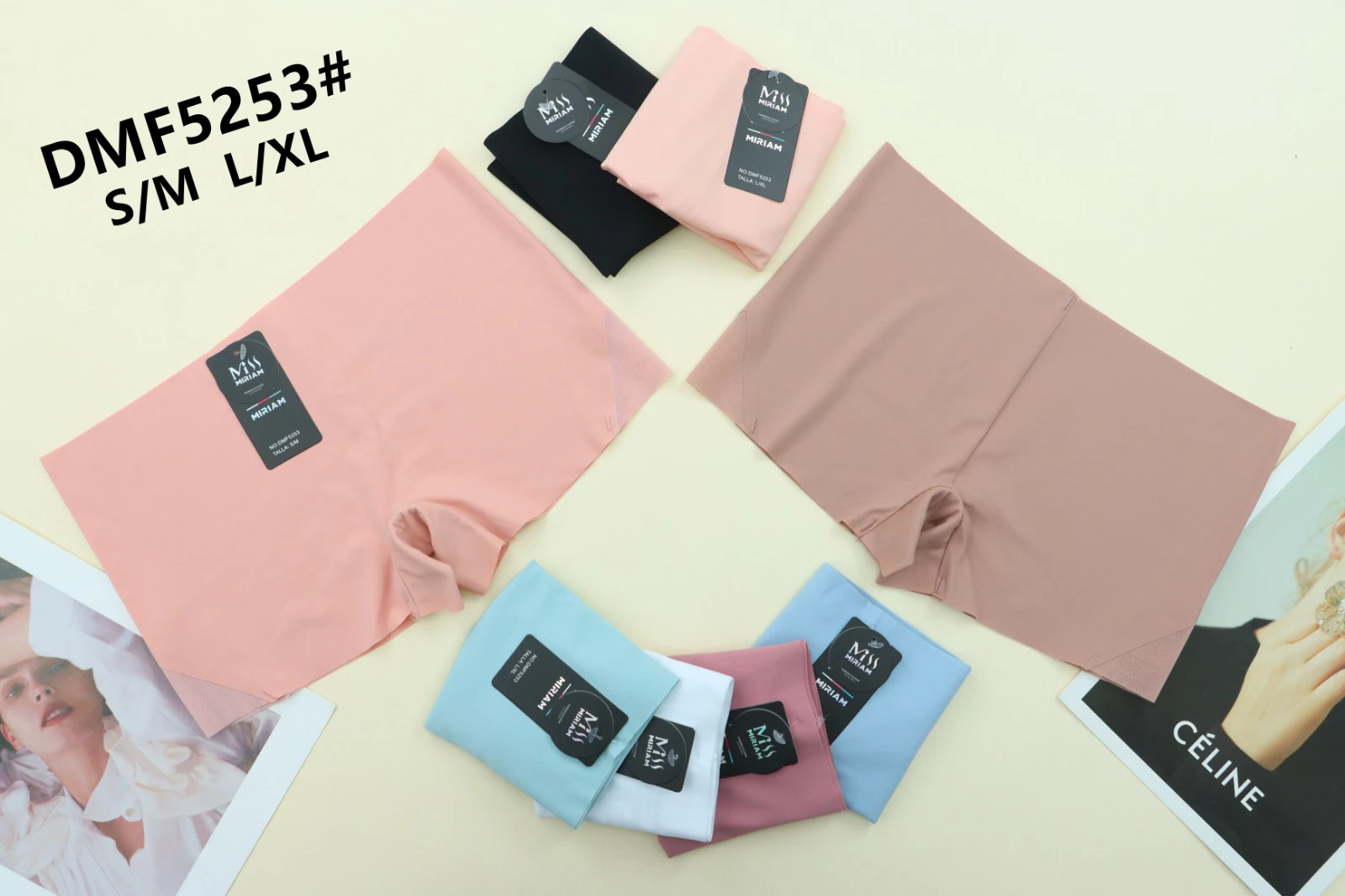 Boxers de mujer sin costuras-DMF5253