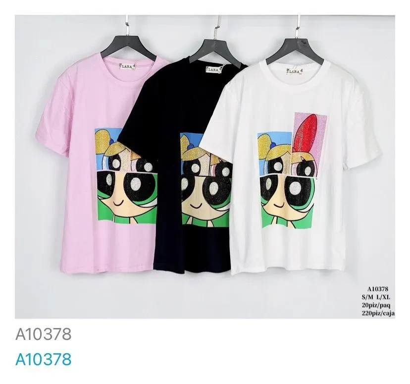 Playera Caricatura Colorida-A10378-0-A10378