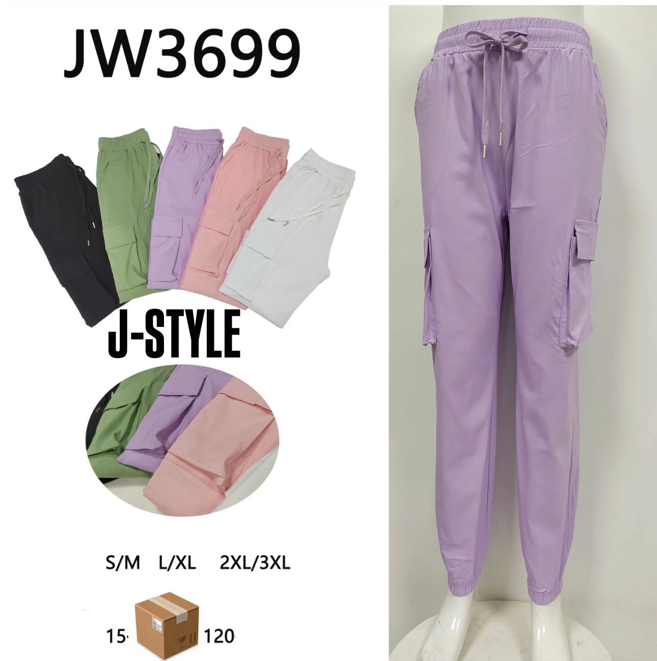 Pantalón cargo J-STYLE-JW3699