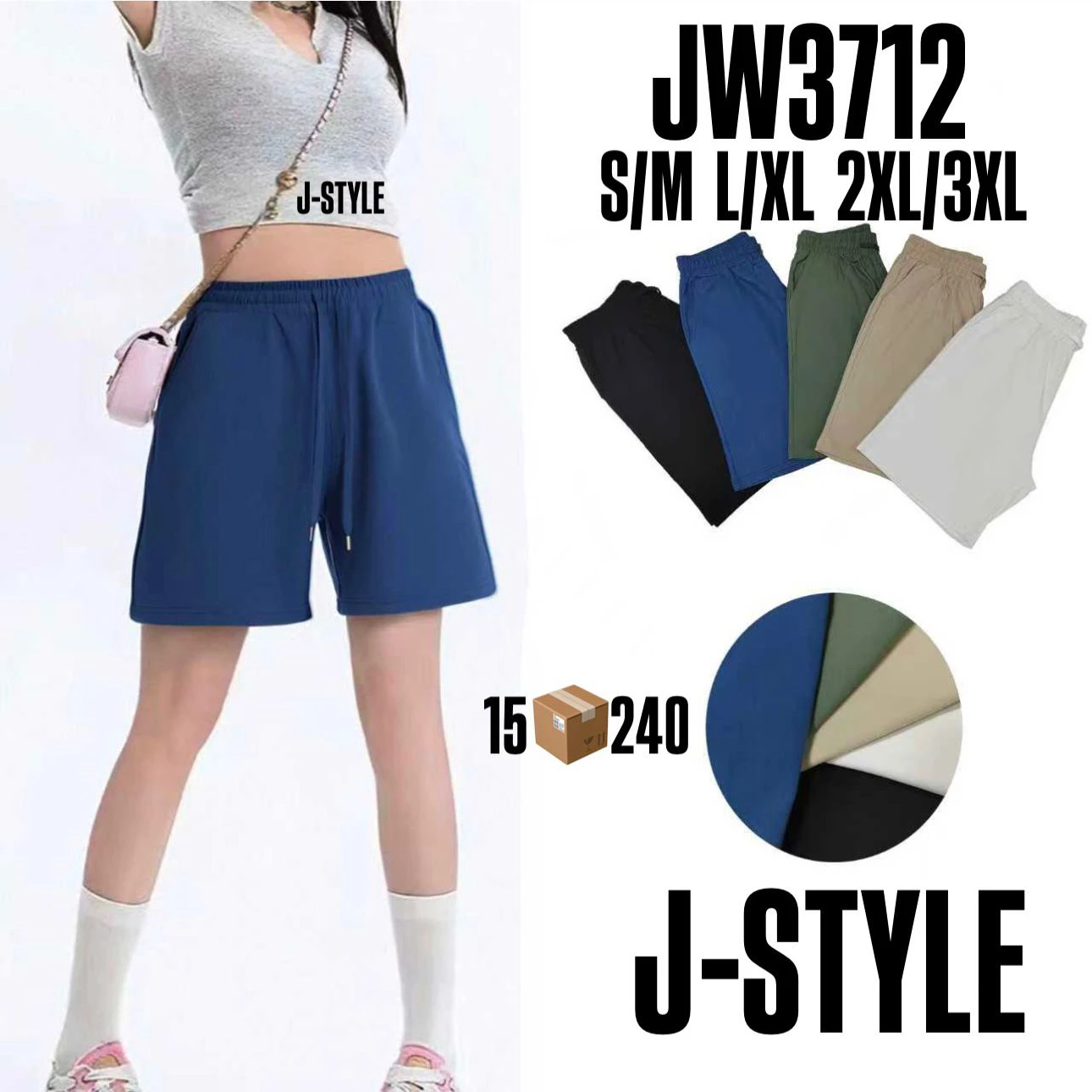 Shorts deportivos-JW3712