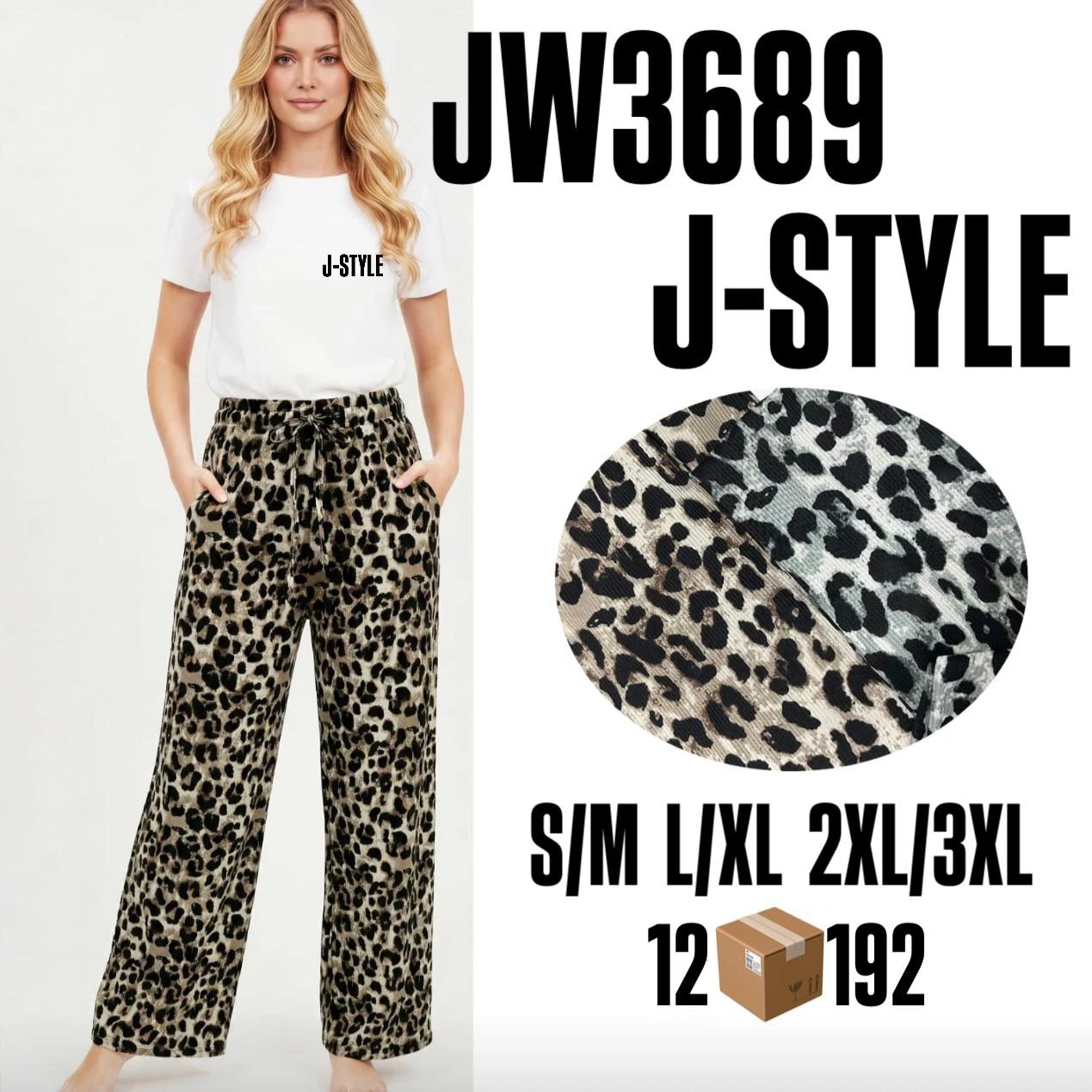 Pantalones de leopardo-JW3689