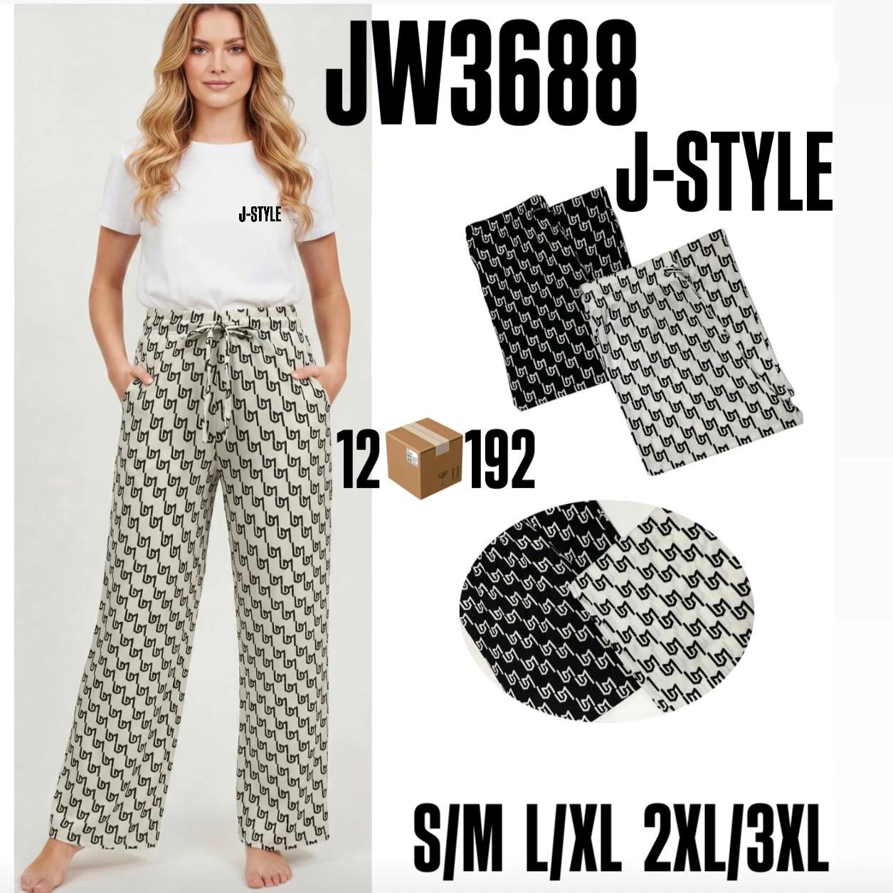 Pantalones de Pijama Estampados J-STYLE-JW3688