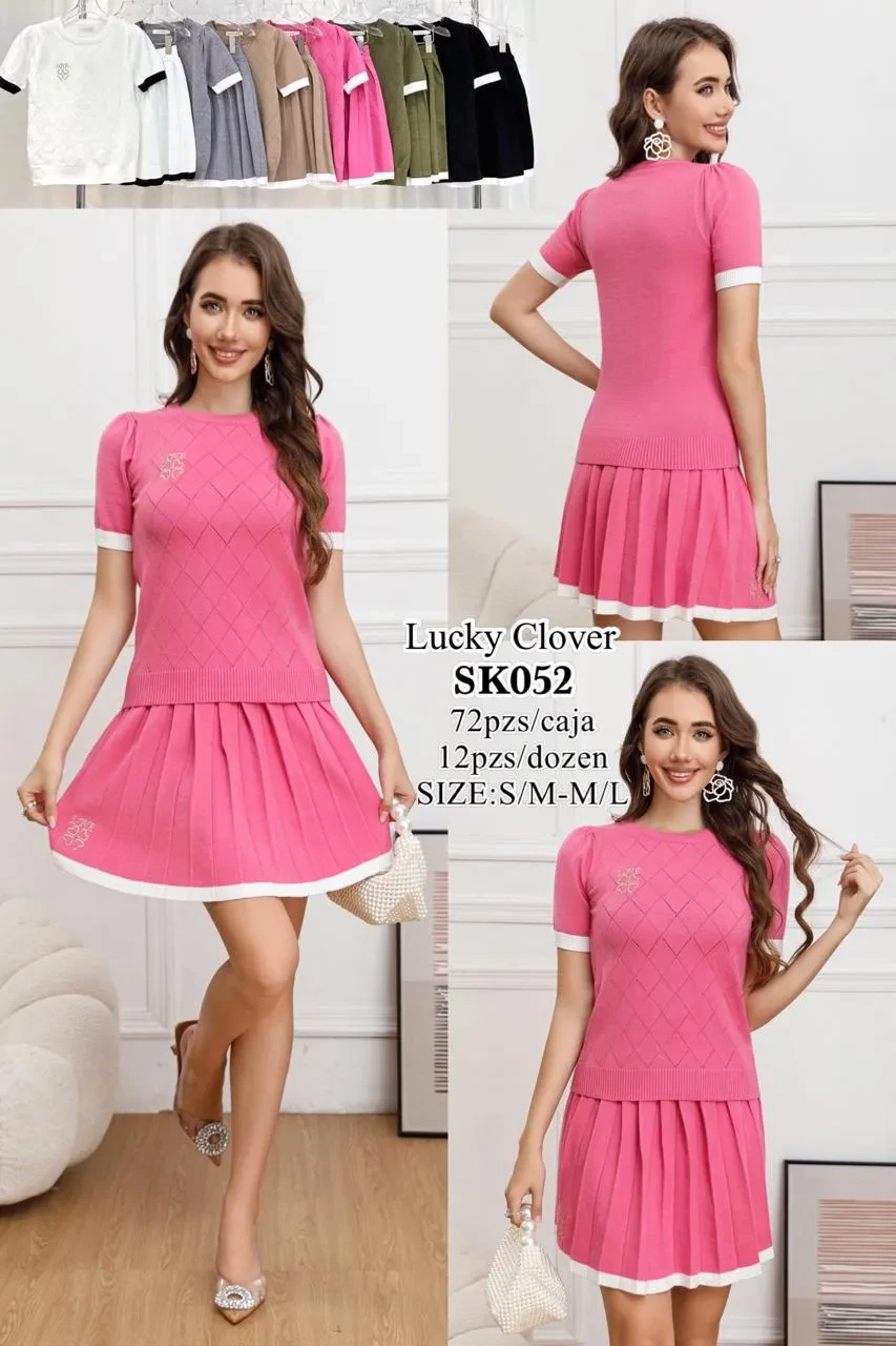Conjunto Tejido Falda-SK052