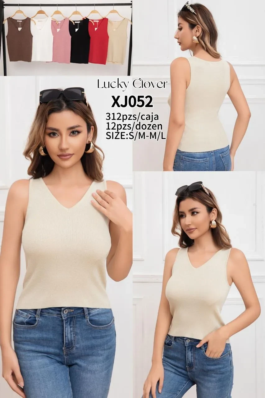 Blusa Sin Mangas Casual-0-XJ052