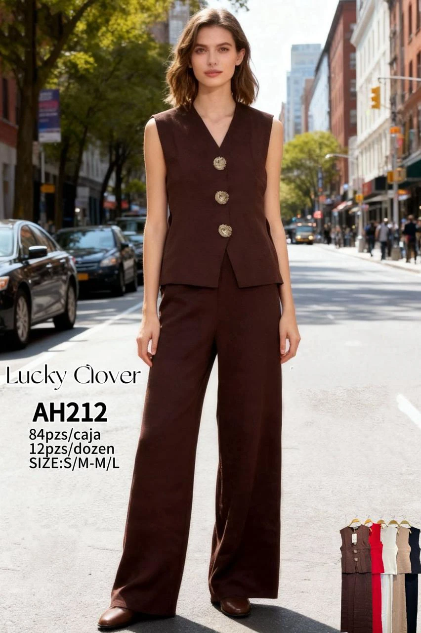 Conjunto de Chaleco y Pantalon-AH212