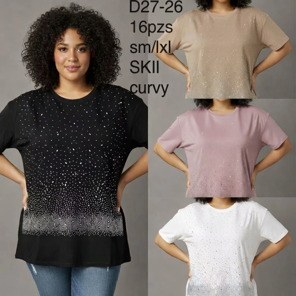 Playera con Detalles Brillantes-D27-26