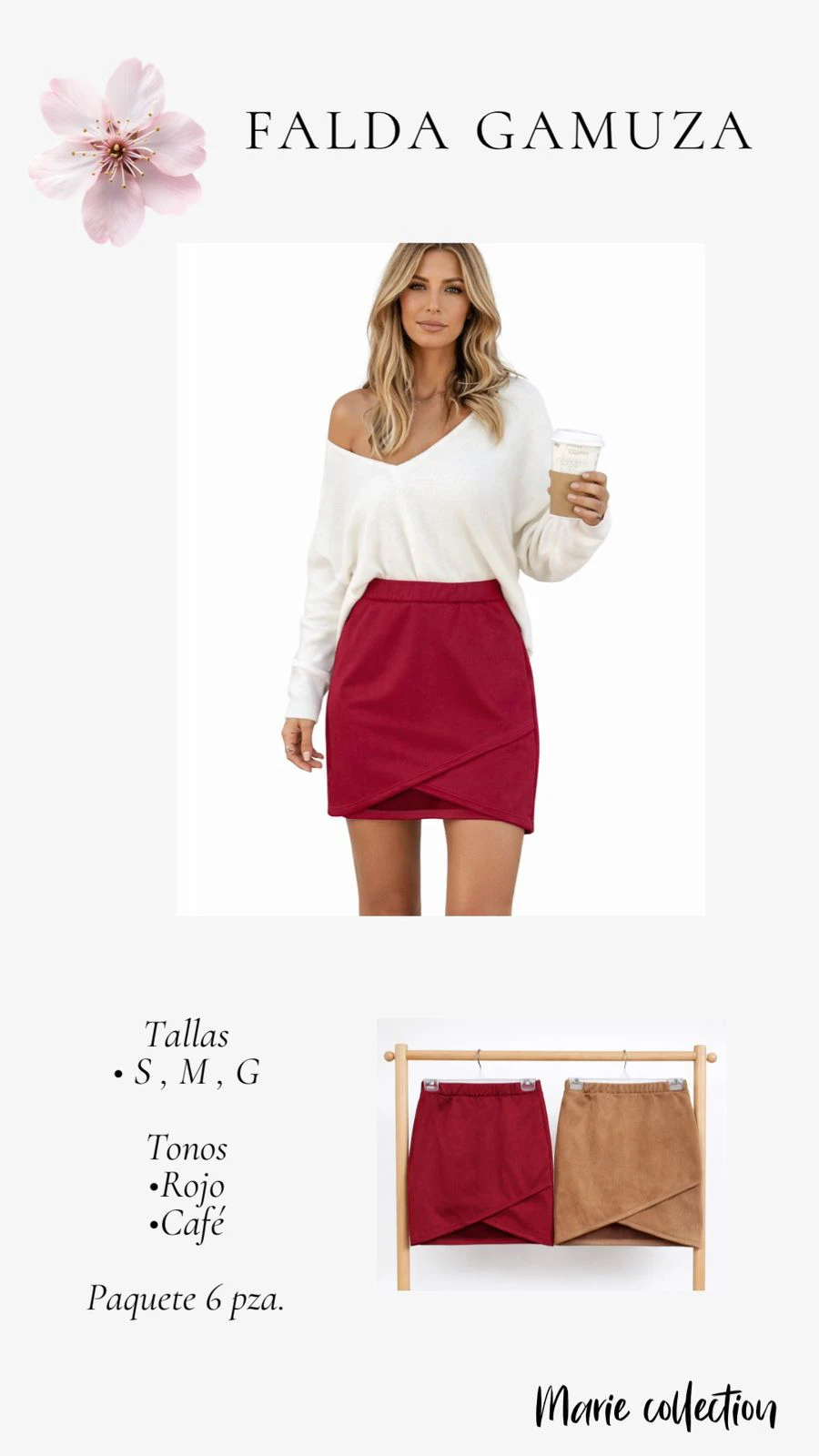 Falda Gamuza-95471
