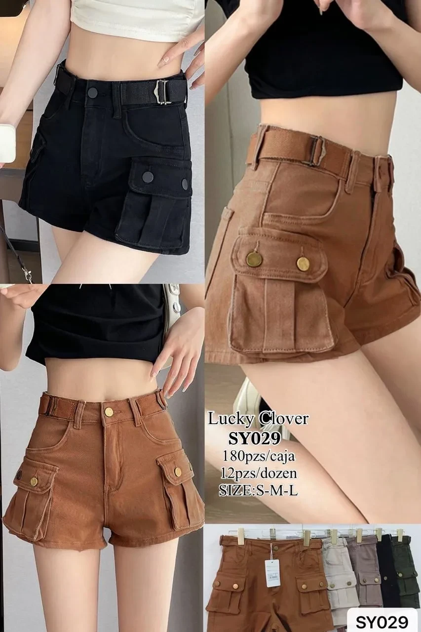 Short Con Bolsillos-HS25-SY029