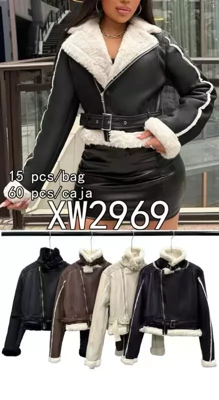 Chamarra Bomber para mujer-XW2969