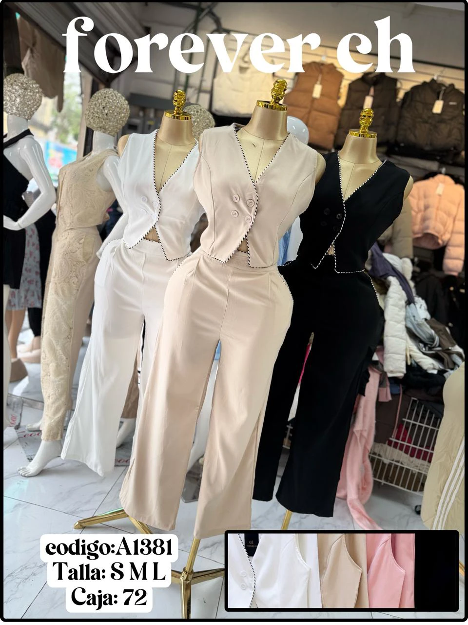 Conjunto chaleco y pantalon-A1381