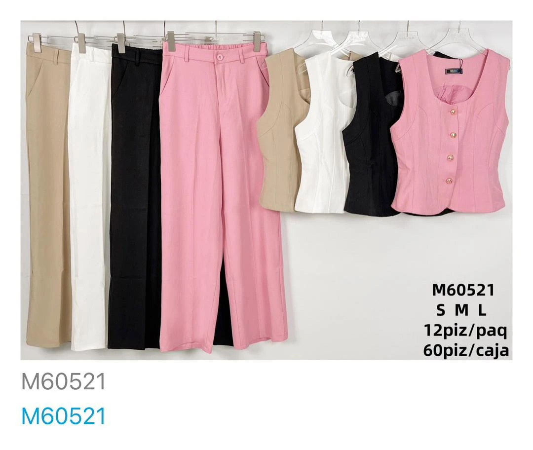 Conjunto de pantalón y chaleco-M60521