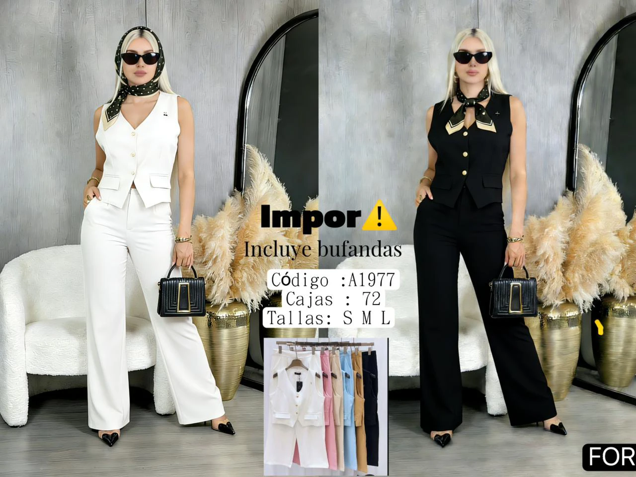 Conjunto Elegante Dama-A1977