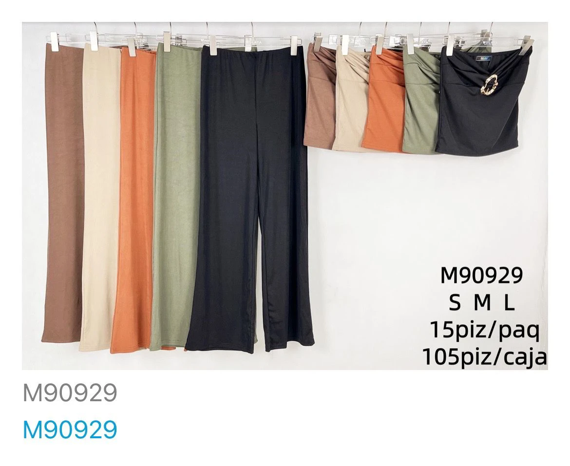 Conjunto de top y pantalones-M90929