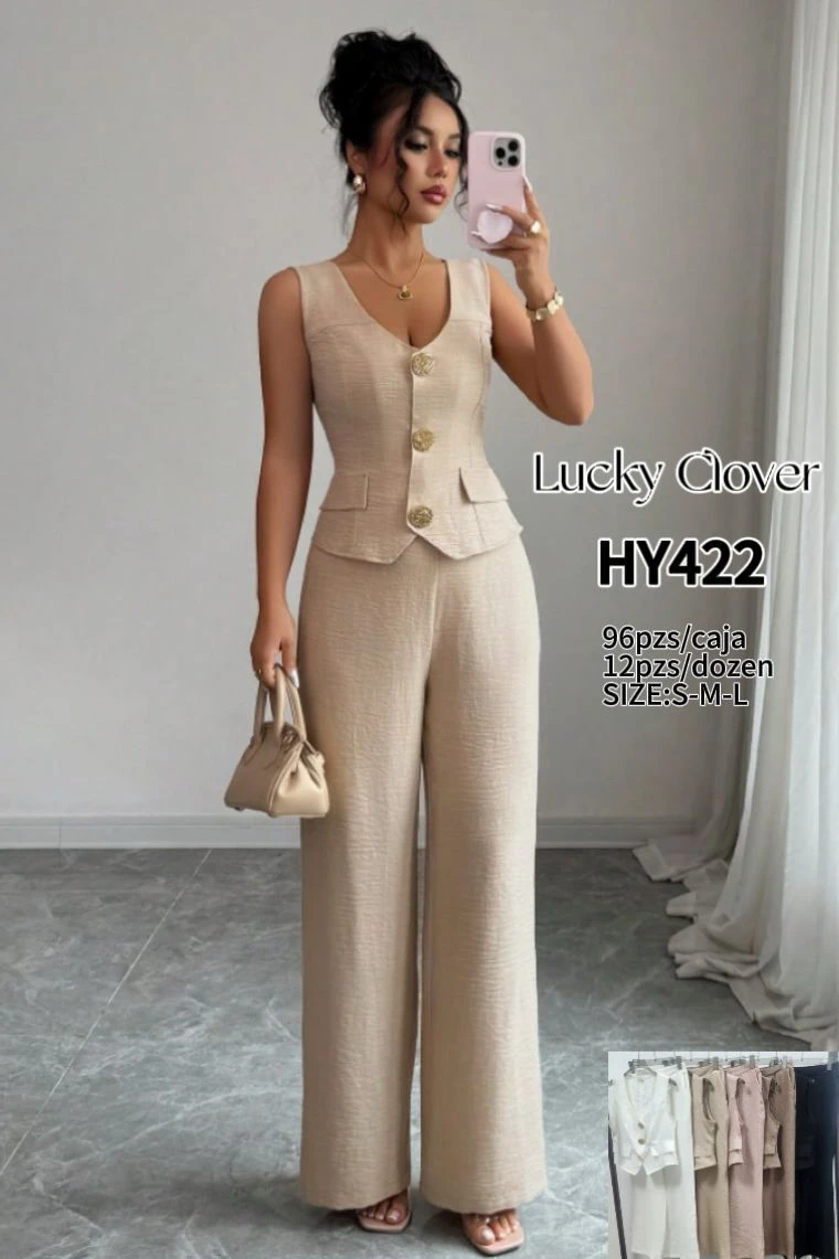 Conjunto de Chaleco y Pantalón-HY422