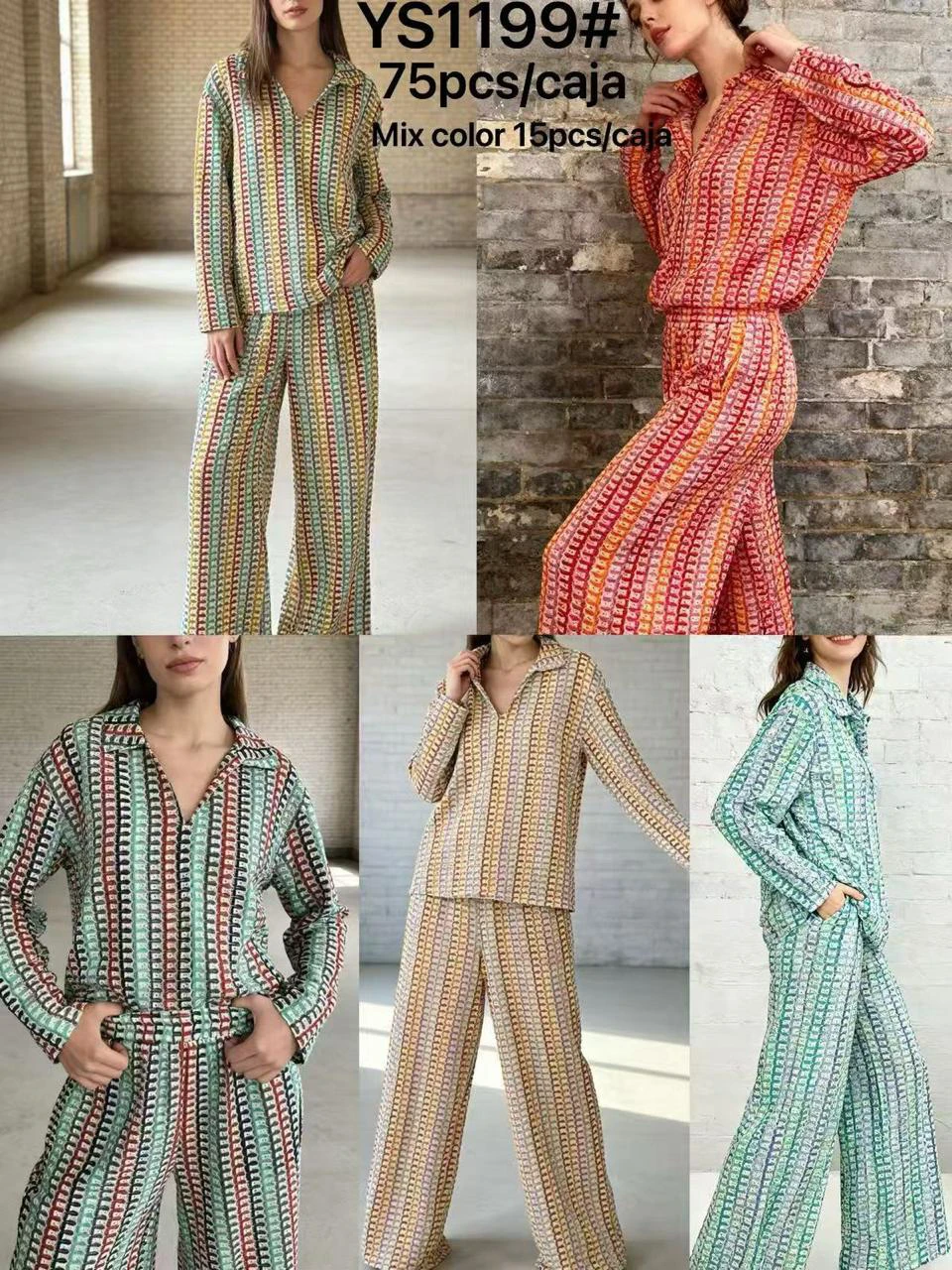 Conjunto de Dos Piezas para Mujer-YS1199