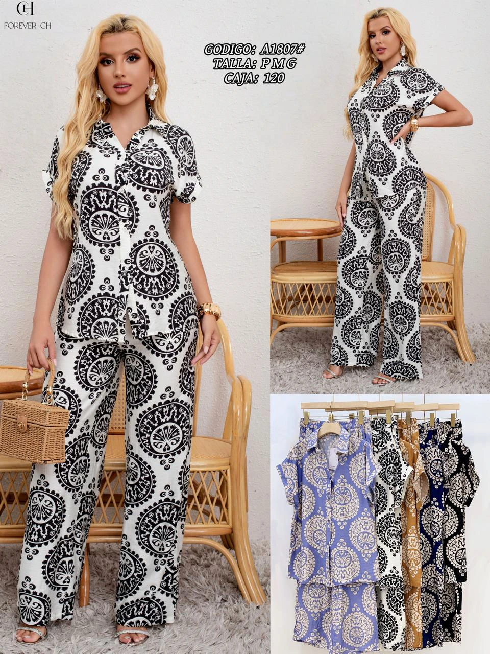 Conjunto estampado-A1807