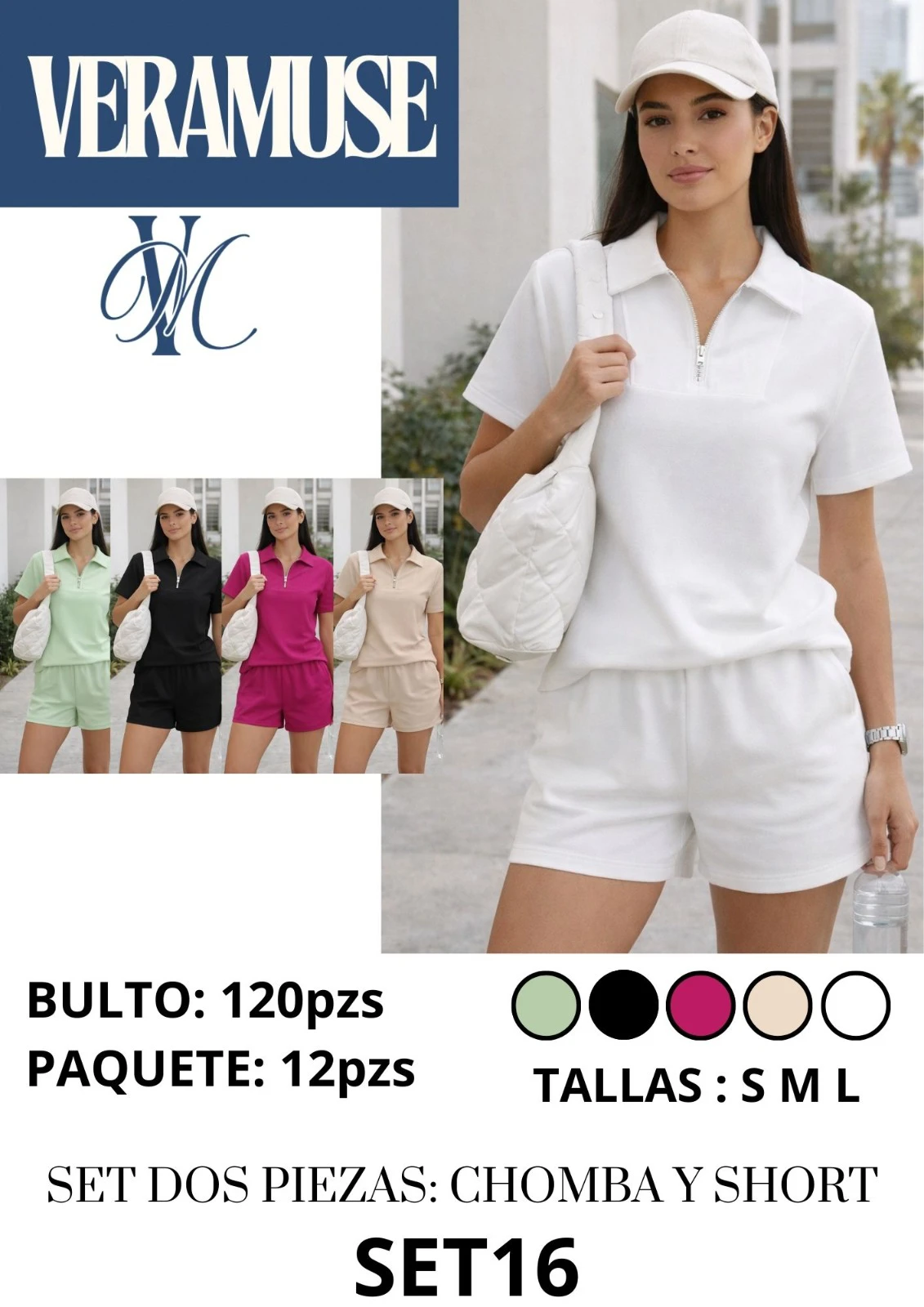 Conjunto de chomba y short-SET16