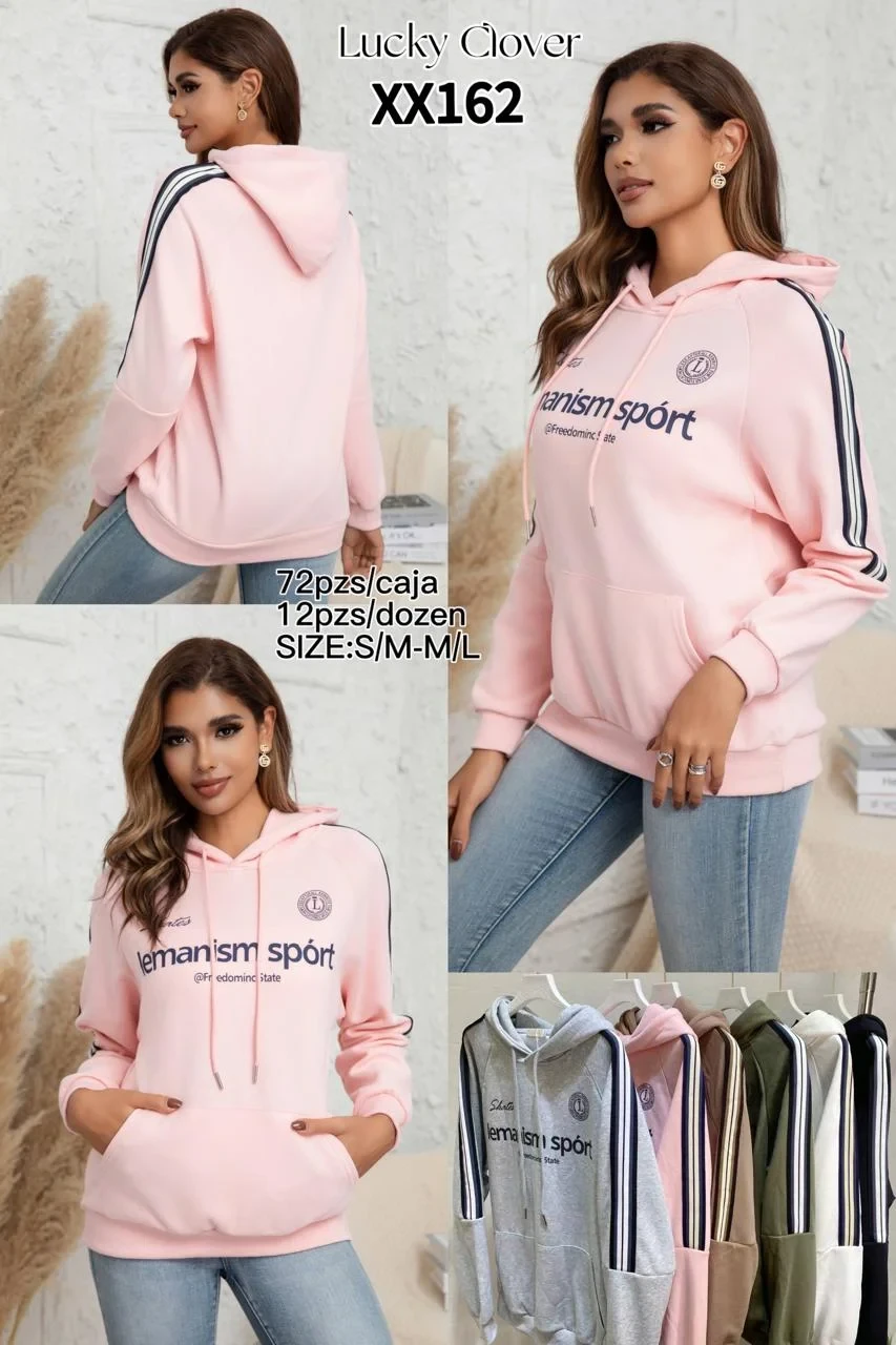 Sudadera con capucha Lucky Clover “lemanism sport”-XX162