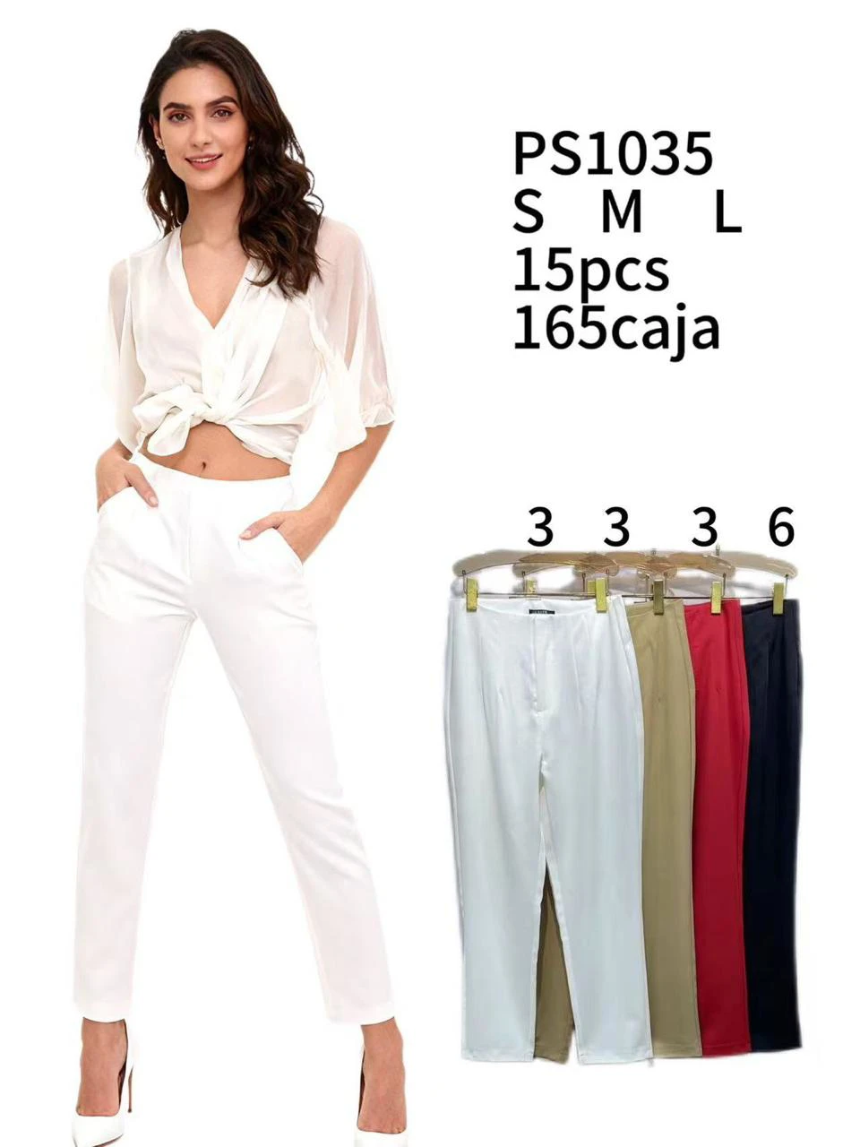 Pantalones de vestir para mujer-PS1035