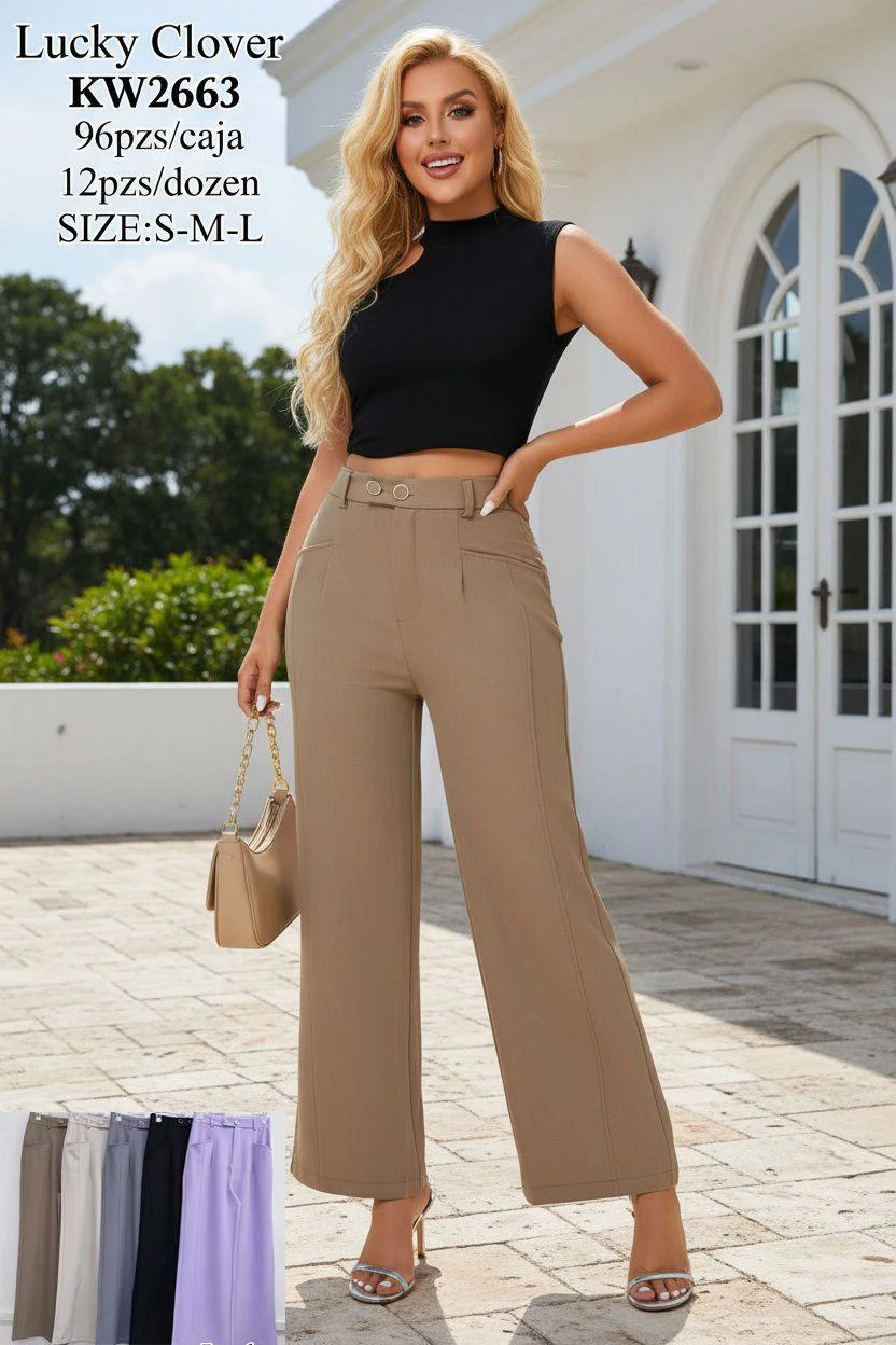 Pantalones palazzo-KW2663