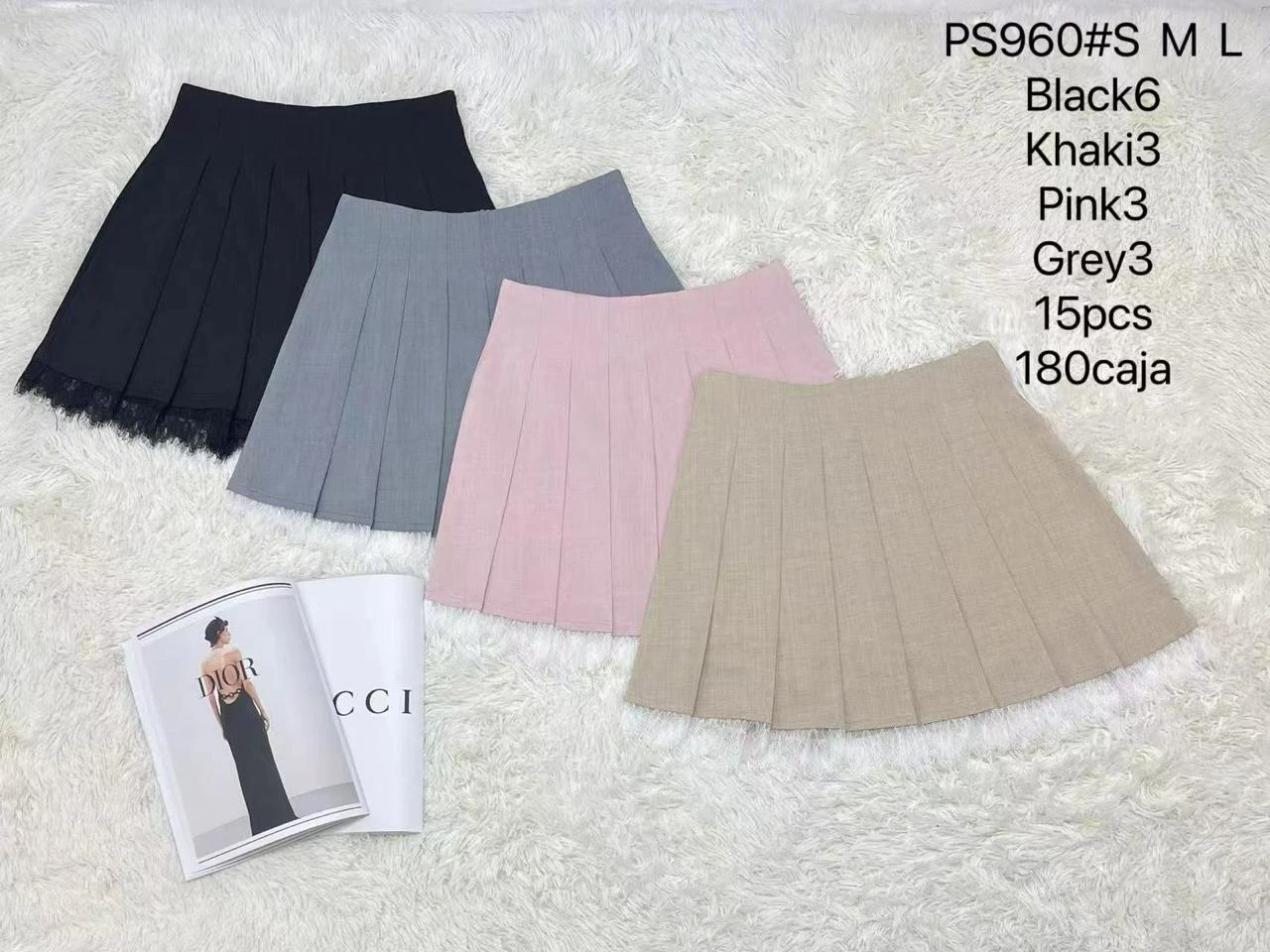 Falda plisada-PS960