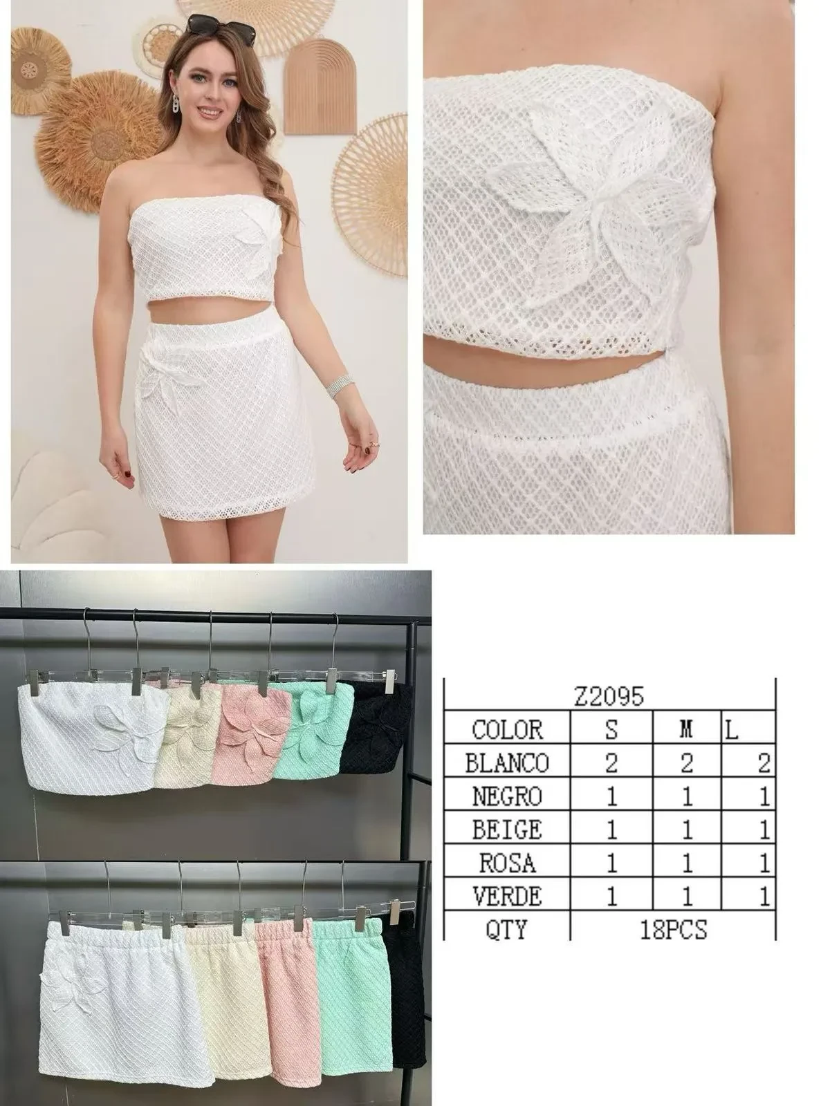 Conjunto Blusa Falda-Z2095