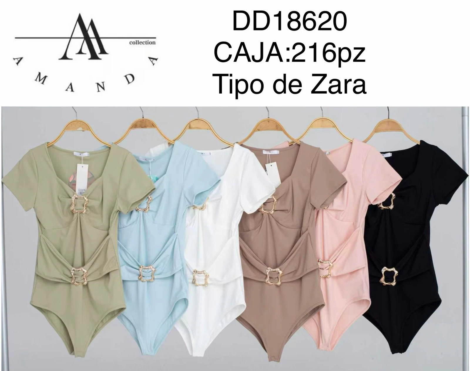 Body con detalle de hebillas-DD18620