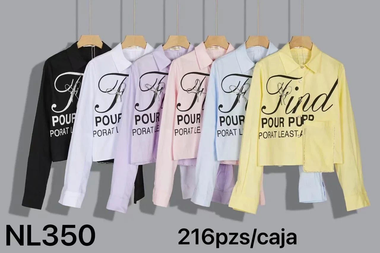 Camisas Pour Find de manga larga-NL350