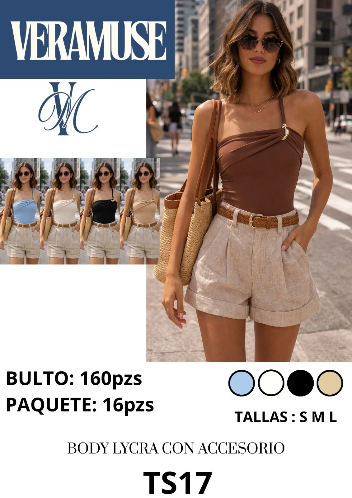 Body Lycra con Accesorio-TS17