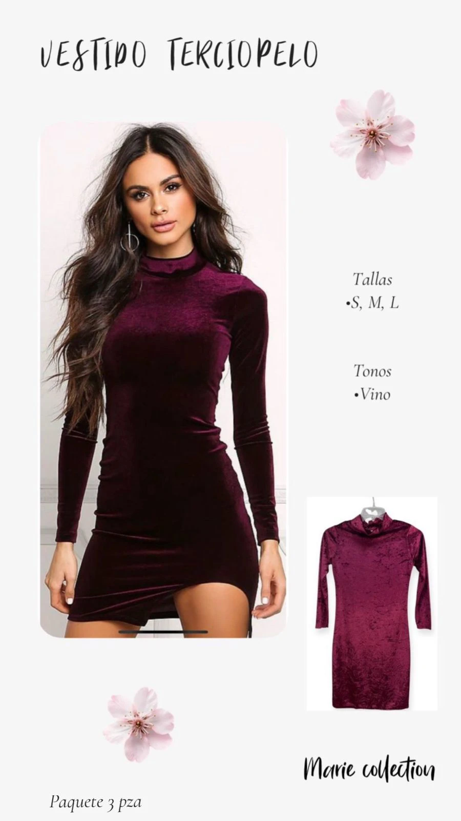 Vestido de Terciopelo-24271