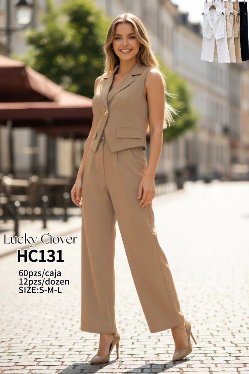 Conjunto de chaleco y pantalón-HC131