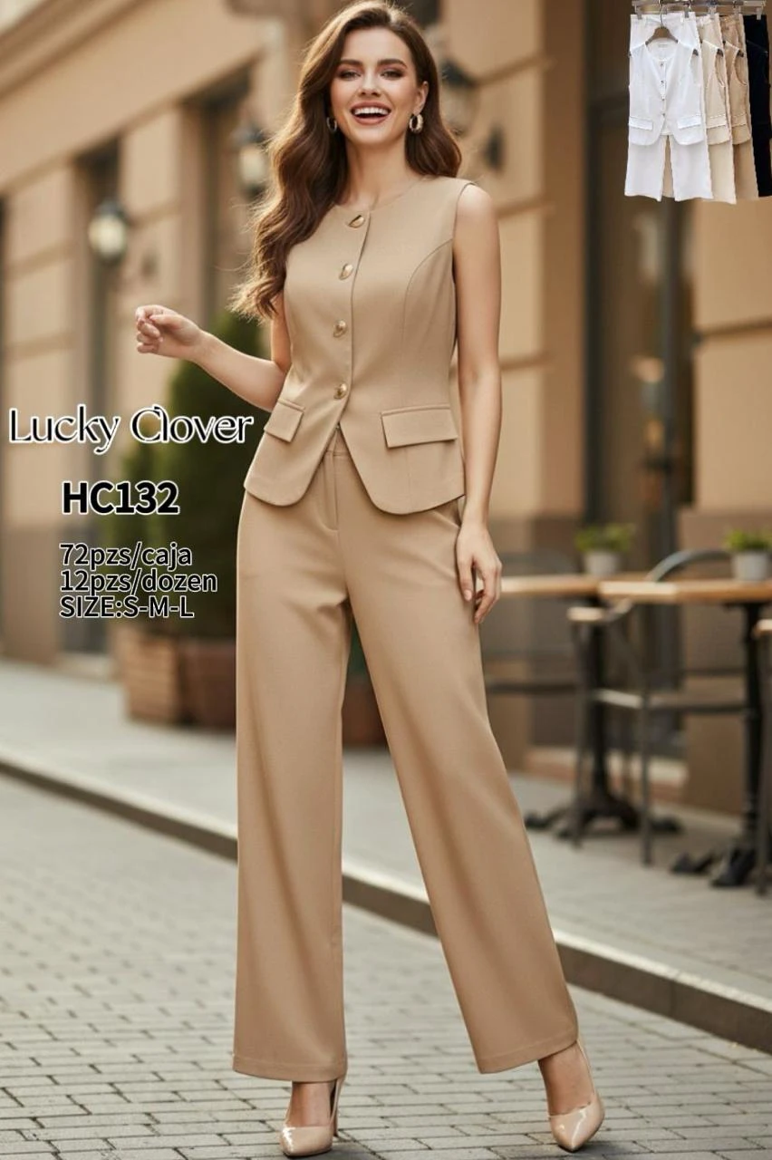 Conjunto de chaleco y pantalón-HC132