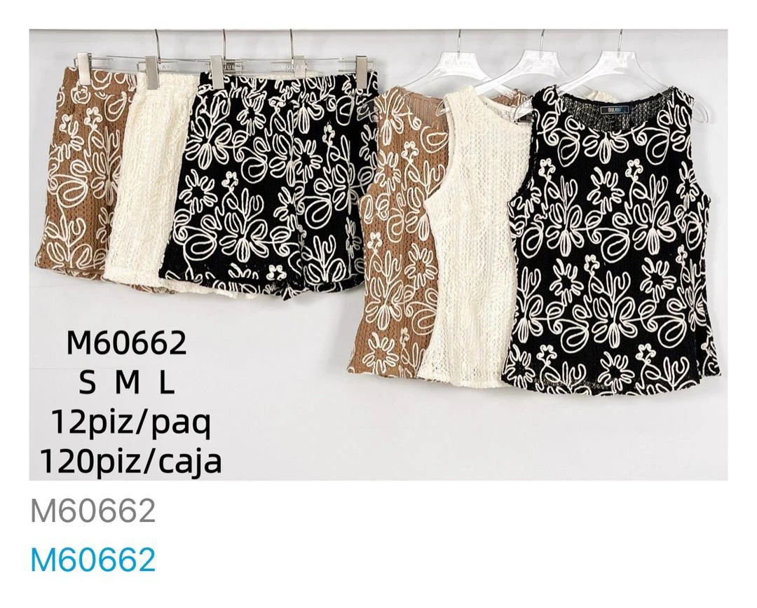 Conjunto de Top Sin Mangas y Short-M60662