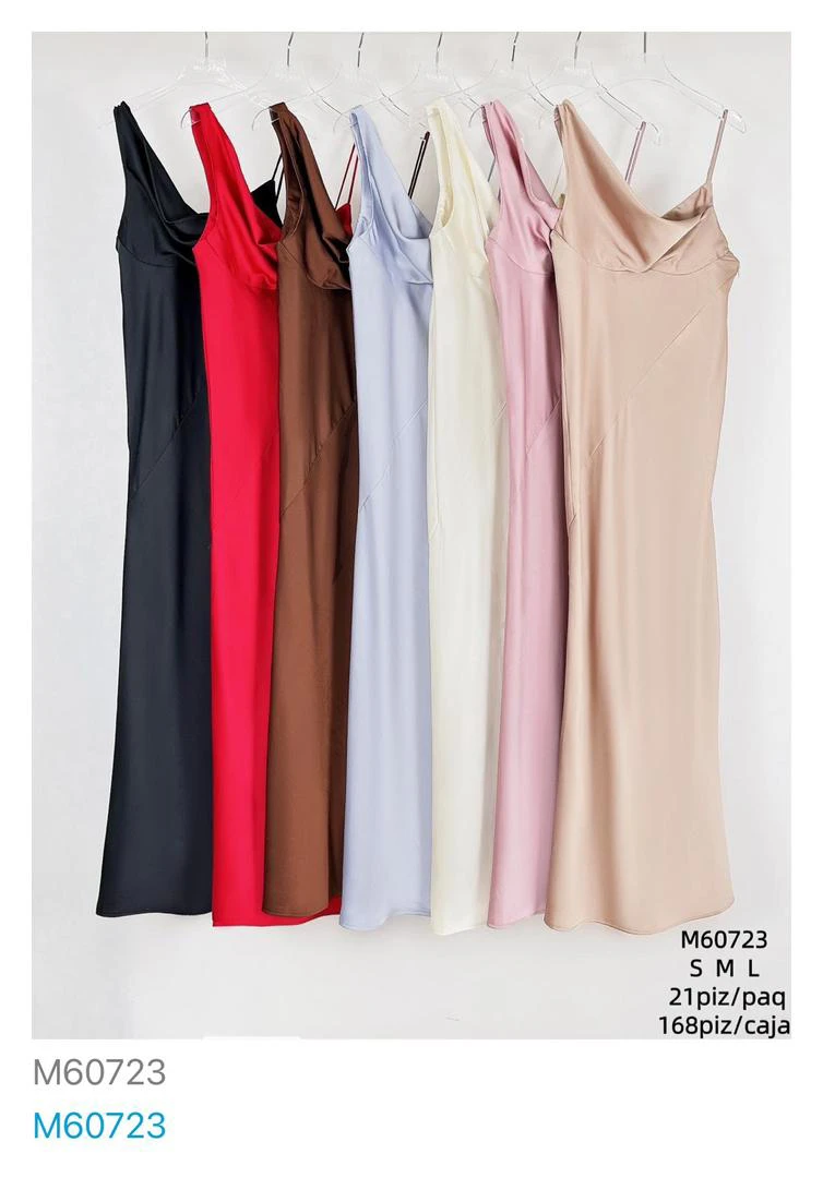 Vestido de Tirantes Liso-M60723