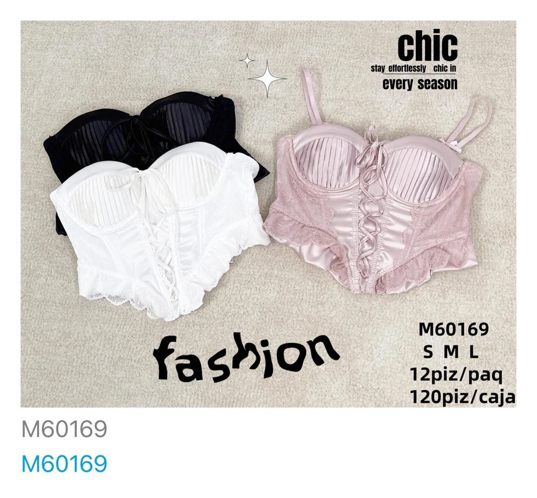 Corset con cordones-M60169