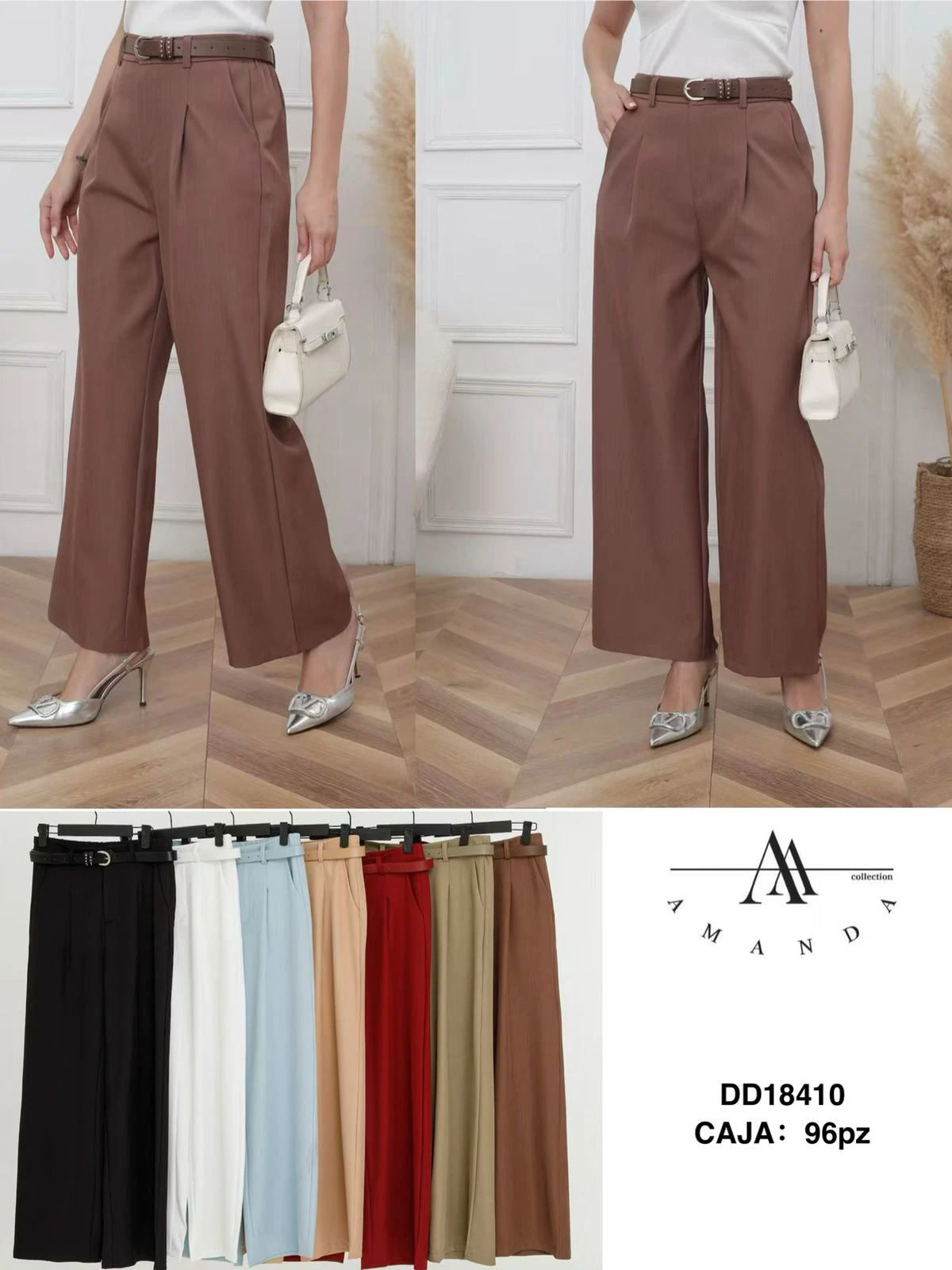 Pantalones palazzo de vestir-DD18410