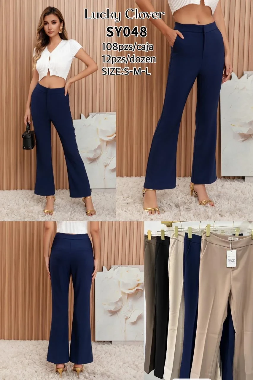 Pantalón acampanado-SY048