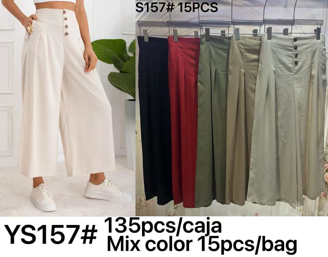 Pantalones Palazzo-YS157