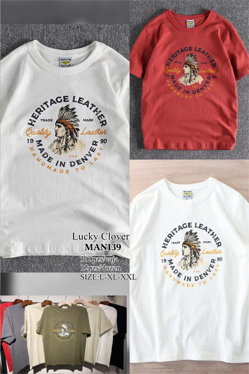 Playera Heritage Leather-MAN139