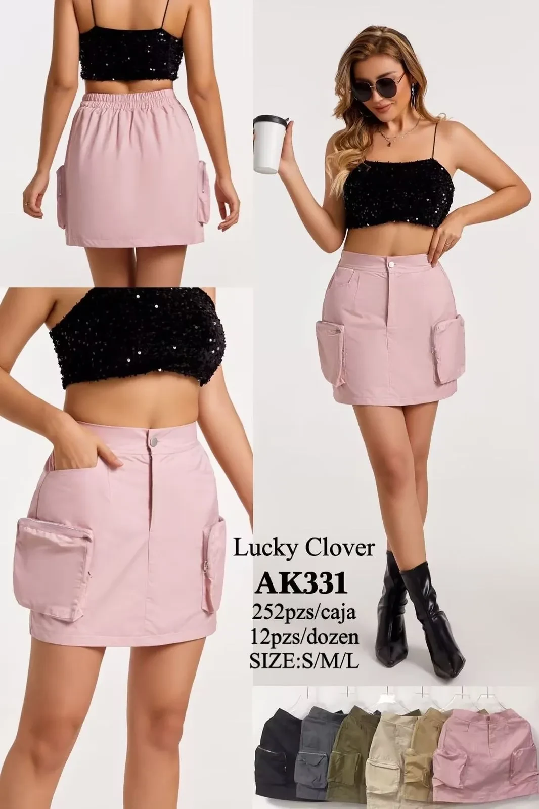Falda Con Bolsillos-1-AK331