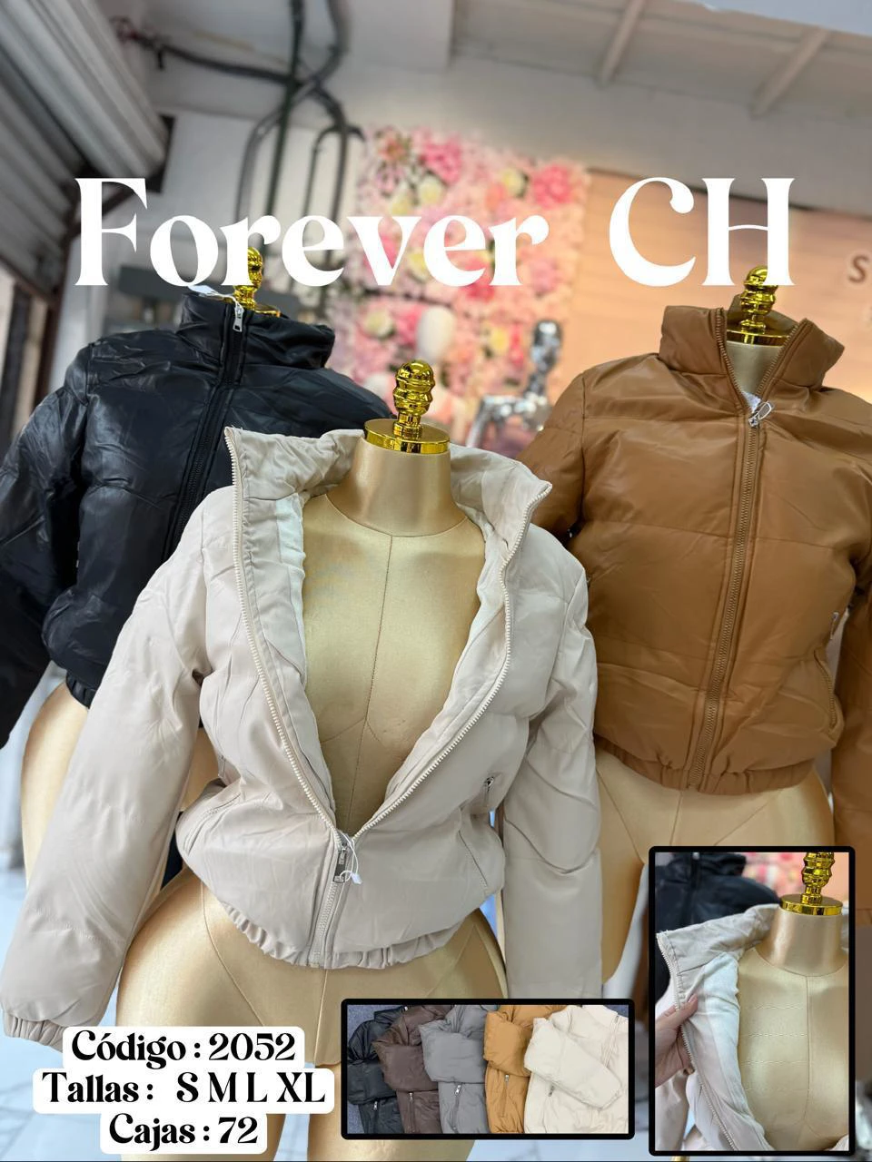 Chamarra Acolchada Forever CH-2052