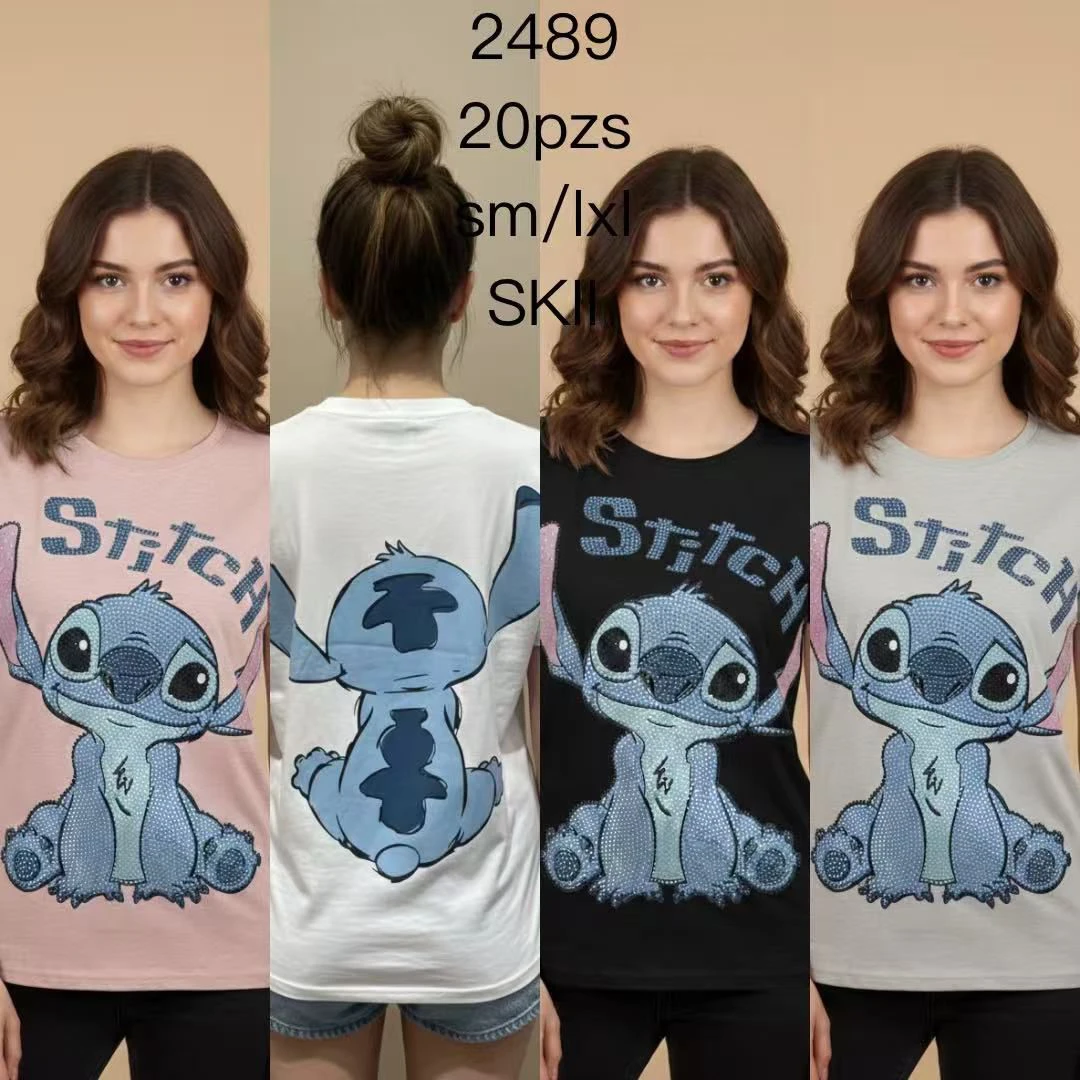 Playeras estampadas de Stitch-2489