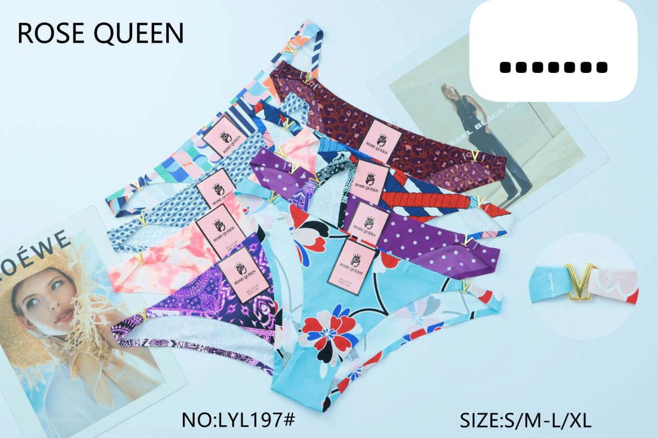 Braguitas de bikini con estampados variados-LYL197