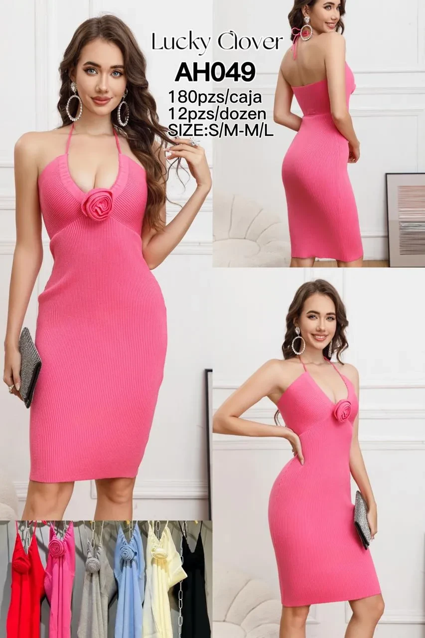Vestido Elegante Mujer-AH049