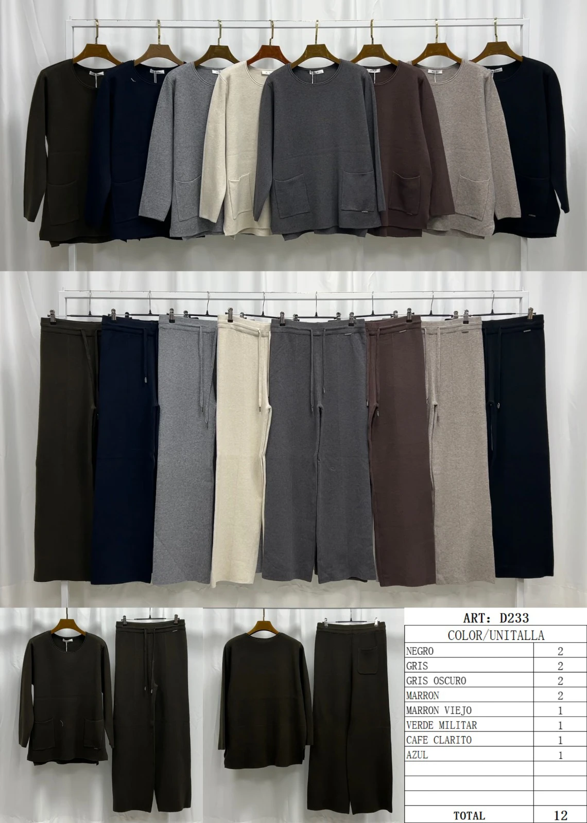 Conjunto Sweater y Pantalón-D233