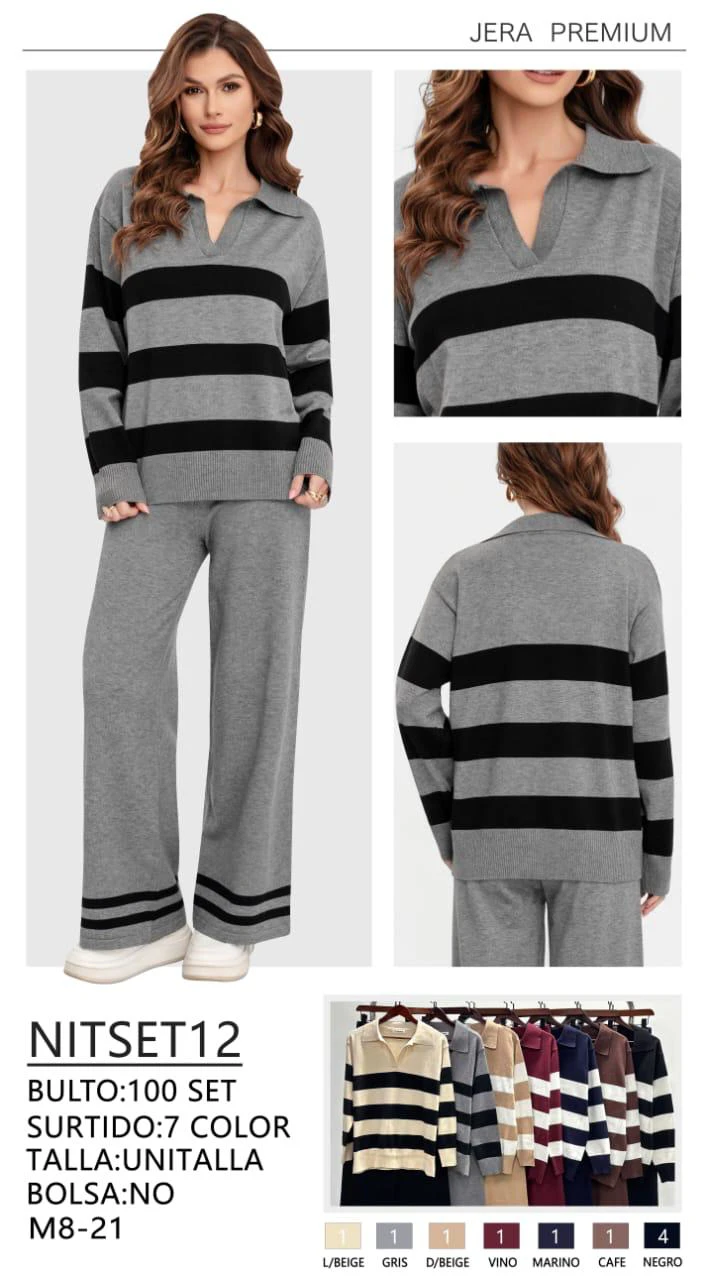 Conjunto Jersey Rayas-NITSET12