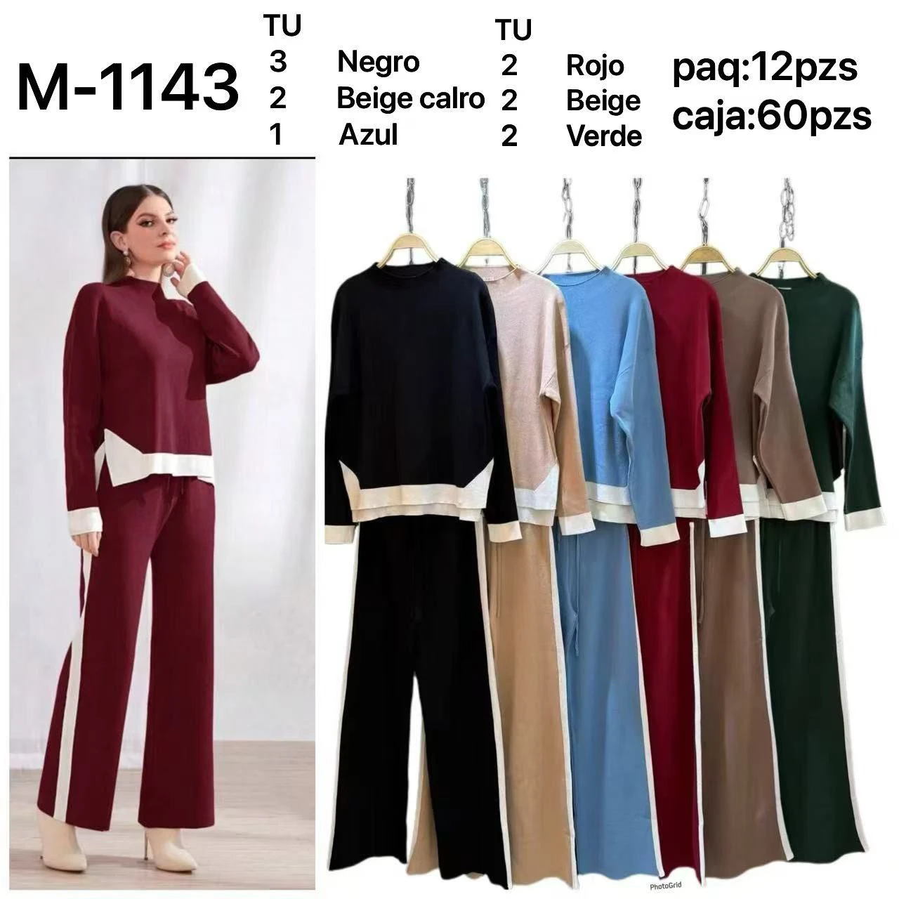 Conjunto de ropa casual para mujer-M-1143