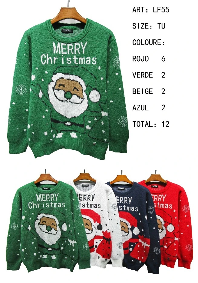 Suéter navideño Santa Claus-LF55